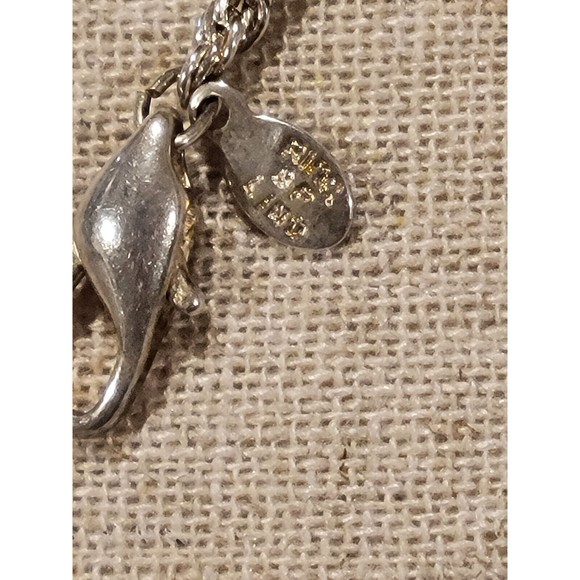 Vintage Rinc SP Lind Link Silver Plated Rope & Fancy Link Chain Bracelet lot 2 - Picture 2 of 7